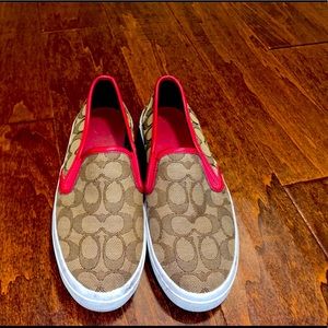 Women’s coach slip on shoes